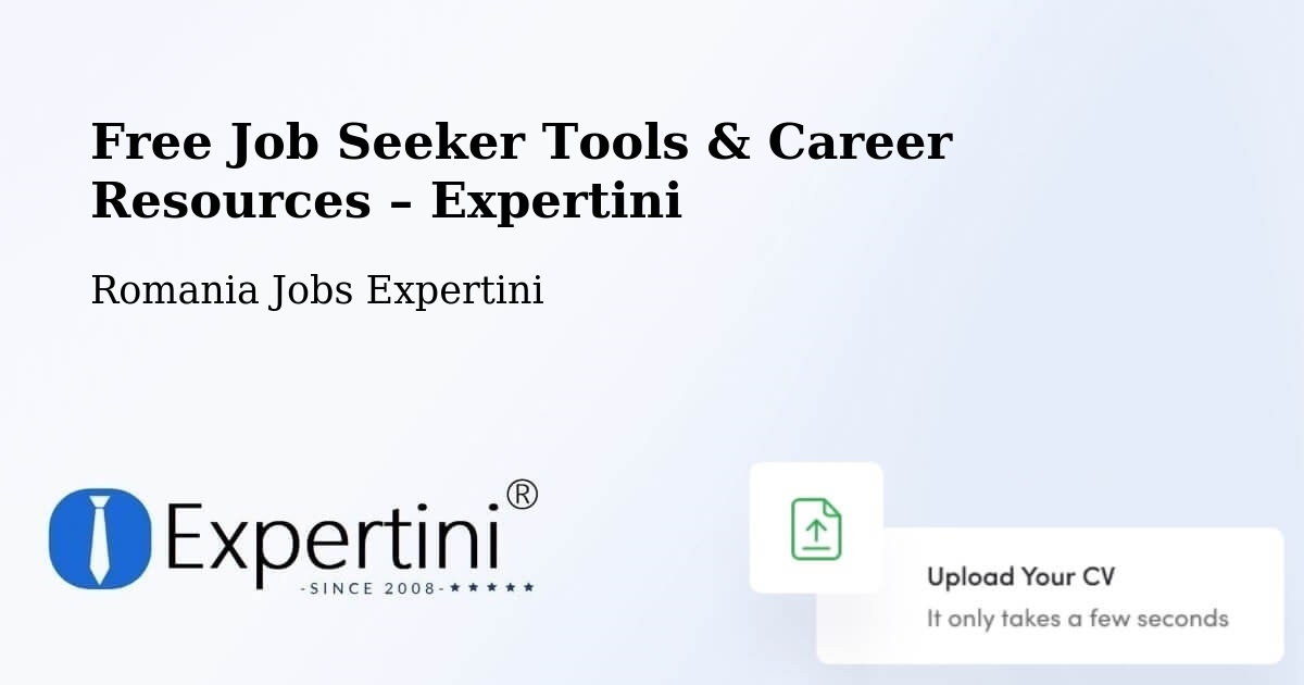 Free Job Seeker Tools & Career Resources – Constanţa - Constanţa, Romania Jobs Expertini